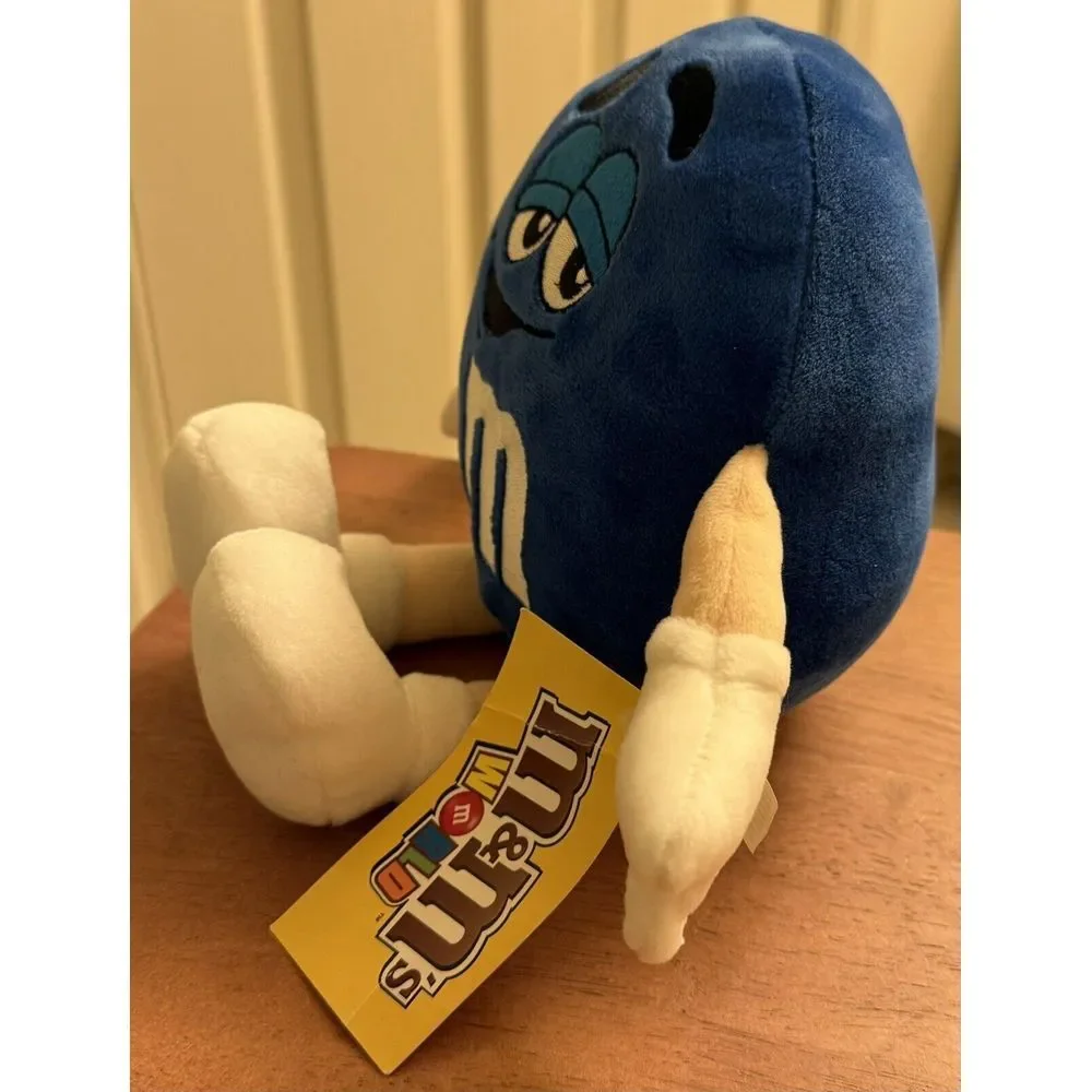 M&M's World Toy Factory Plush Stuffed Toy Blue 10